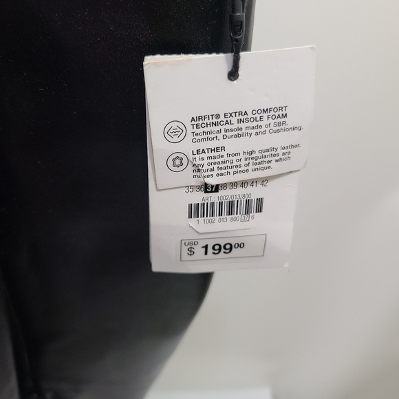 ZARA HEELED KNEE HIGH BOOTS BLACK SIZE 6.5 | 1002/013 - Picture 7 of 11